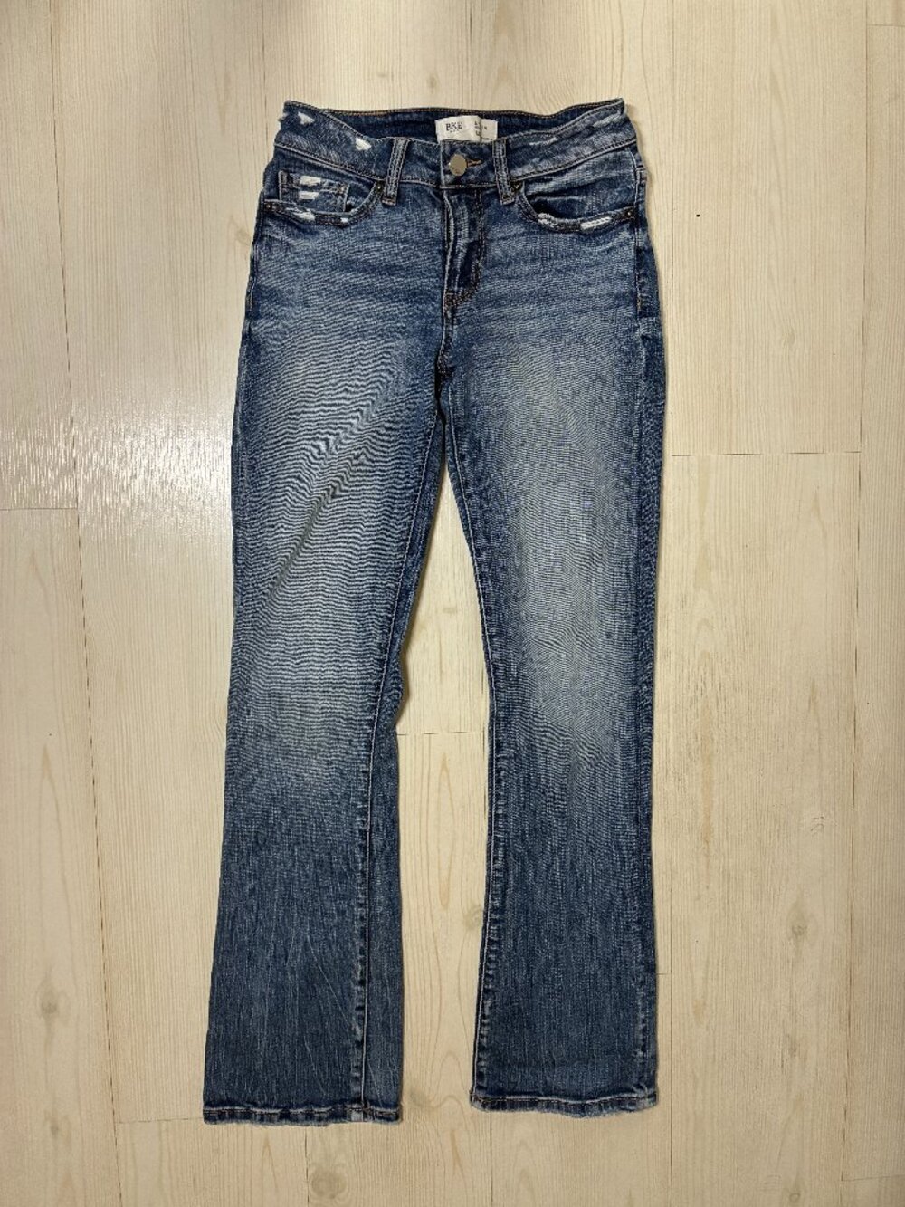 BKE Stella Mid Rise Tailored Bootcut Jeans Women's 28 x 31.5 Medium Wash Stretch